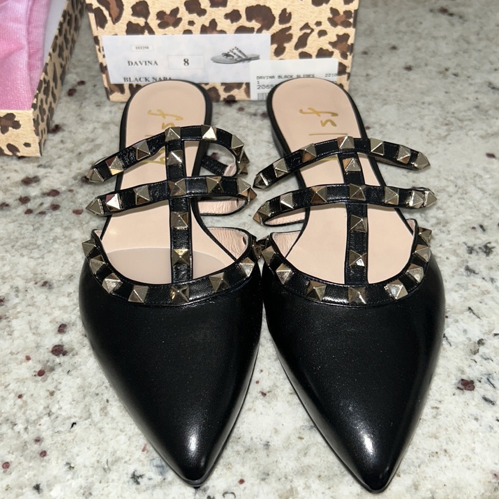 Exclusive Black Davina Slides
FRENCH SOLE - Picture 7 of 8